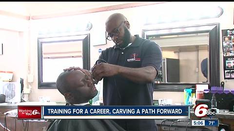 Indy barber shop gives men a second chance at finding their path