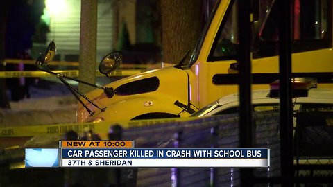 Little girl riding Milwaukee school bus witnessed deadly crash