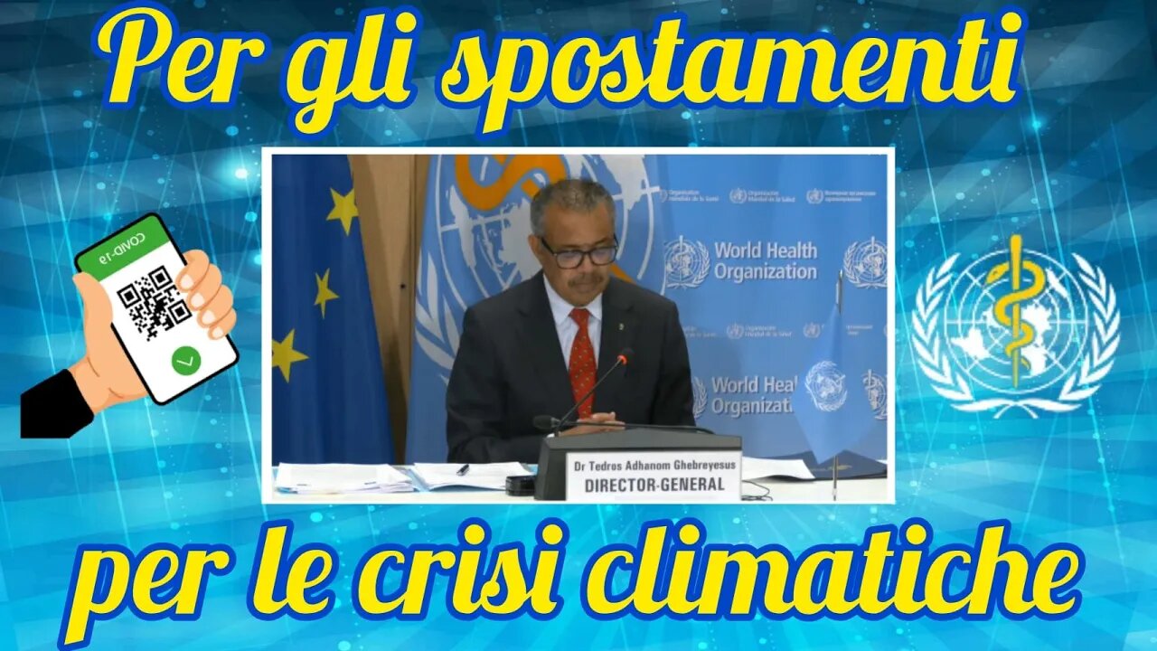 Passaporto vaccinale mondiale : Le parole del direttore dell'OMS!