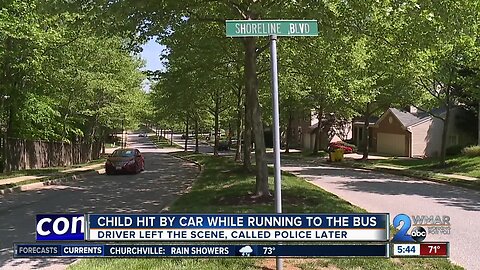 8 year old struck while boarding bus in Laurel