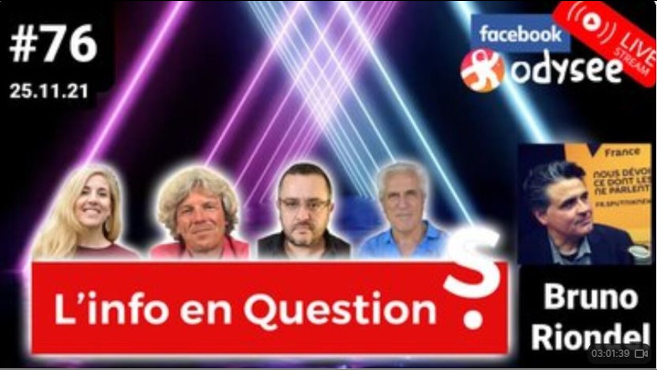 L'info en QuestionS #76 avec Bruno Riondel - 25.11.21