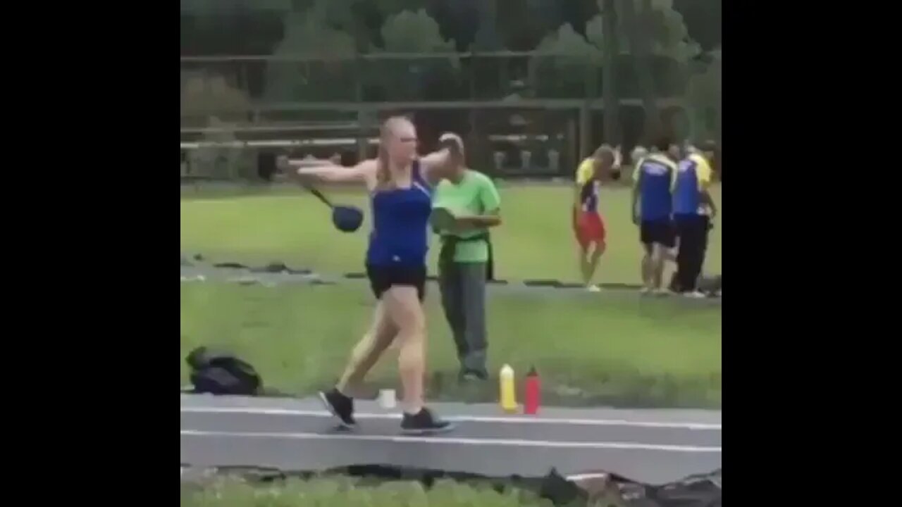 Man gets hit in the crotch by hammer thrower and dies #shorts