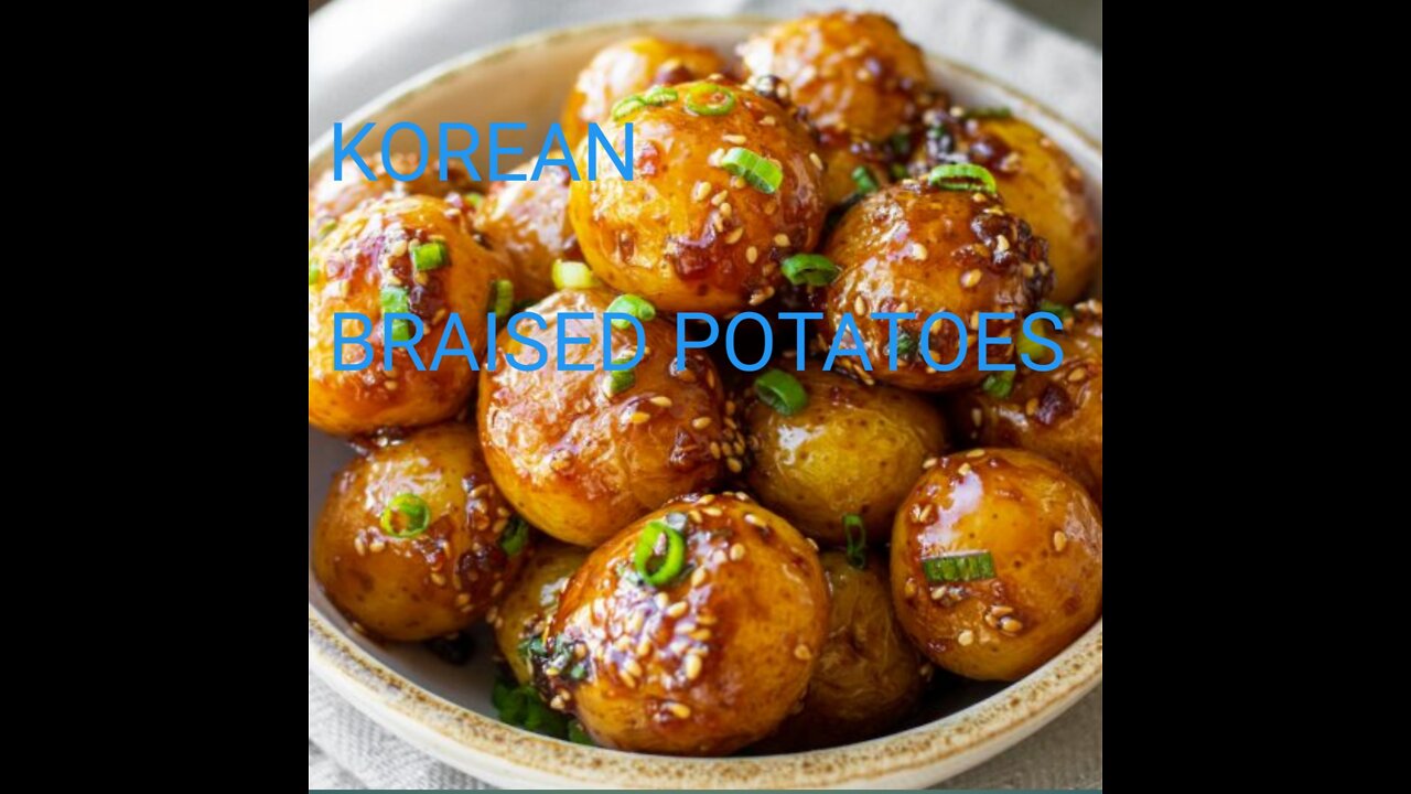korean braised potatoes