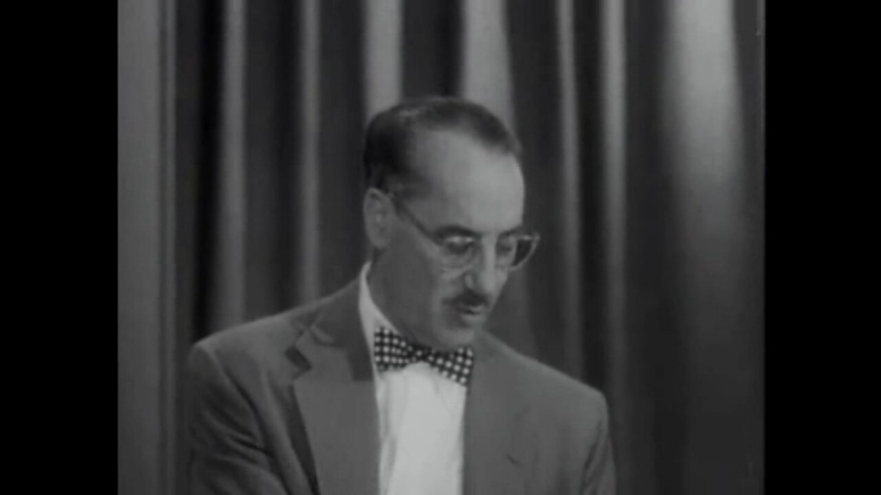 Groucho Marx-You Bet Your Life-funniest contestant