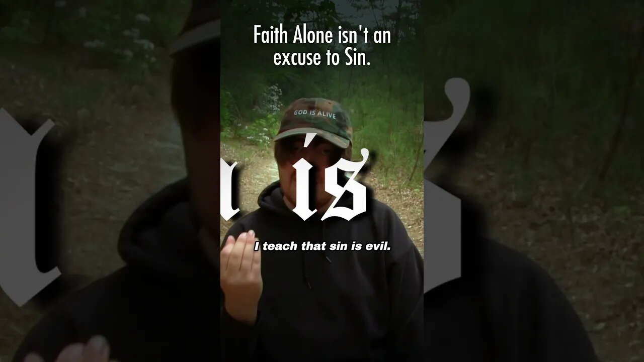 Faith Alone Isn't an Excuse to Sin #christianity #catholic #orthodoxchurch