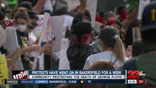 One week of protests in Bakersfield