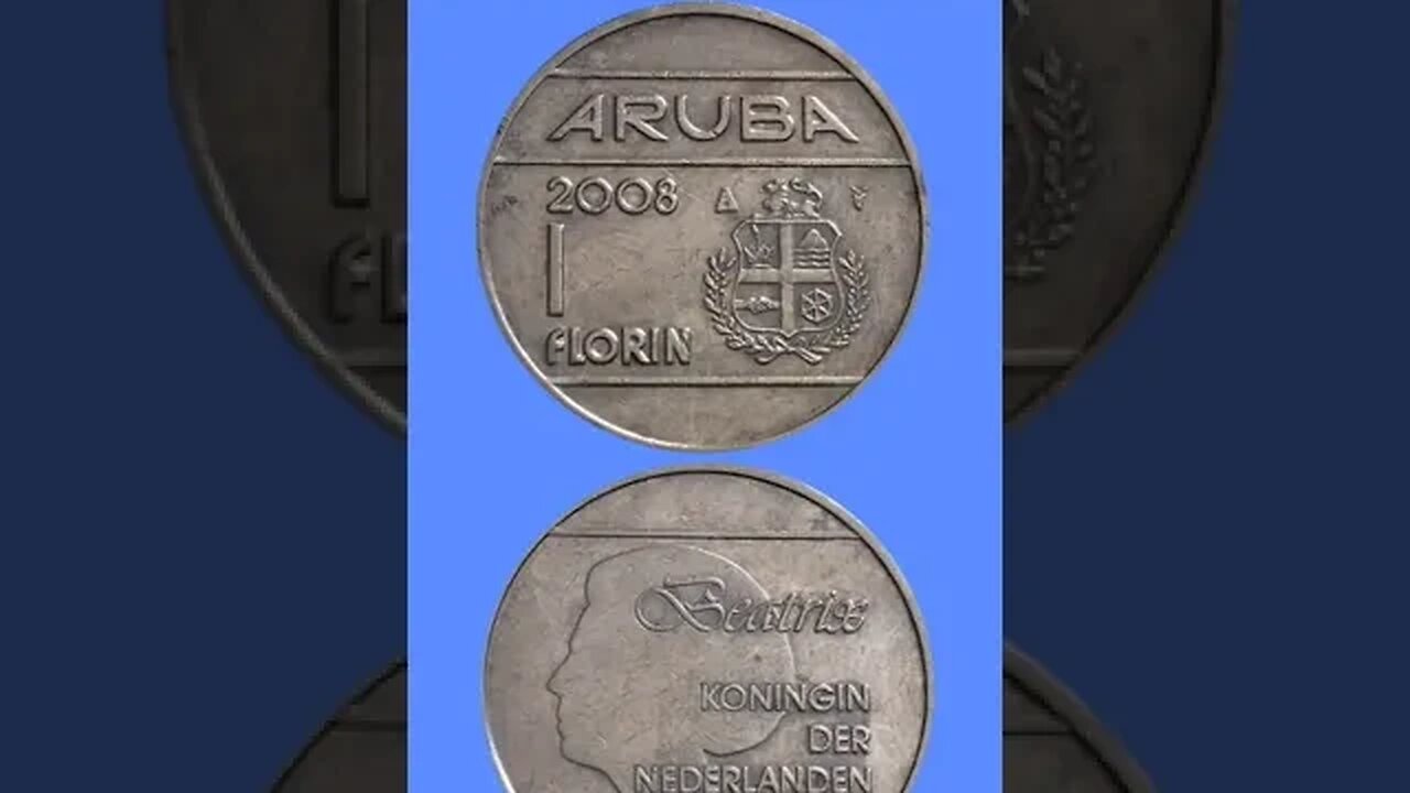 ARUBA 1 FLORIN 2008.#shorts @COINNOTESZ #aruba