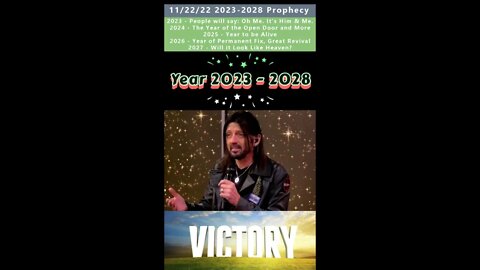 2023 - 2028 What the Future Holds Prophecy - Robin D Bullock 11/22/22
