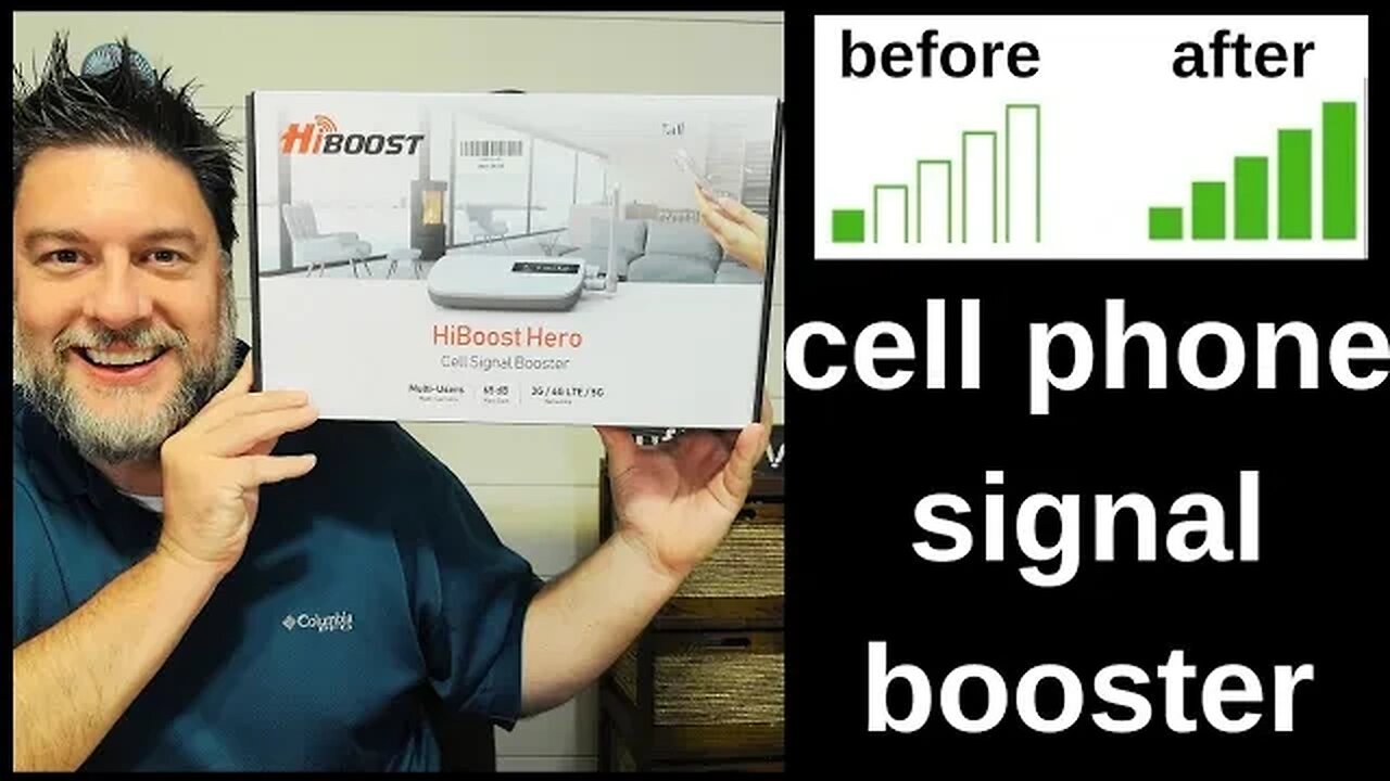 📱📶 HiBoost Hero. Cell phone signal booster. How to boost your cell signal [531]📱📶