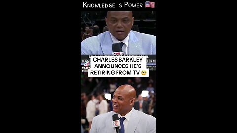 Charles barkley is retiring from t v