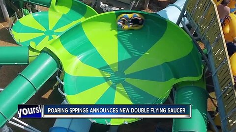 Roaring Springs announces new Double Flying Saucer slide