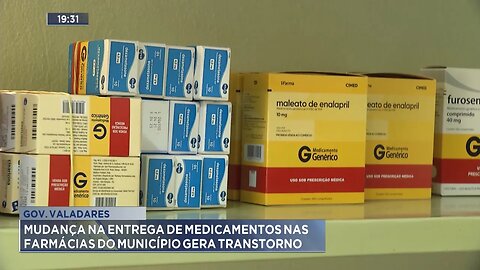 Gov. Valadares: Mudança na Entrega de Medicamentos nas Farmácias do Município Gera Transtorno.