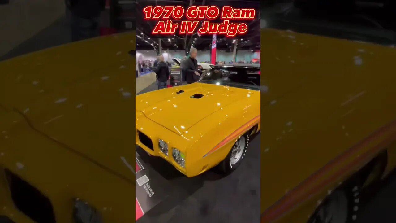 Extremely Rare 1970 Pontiac GTO Judge Ram Air IV 455 Convertible! #shorts