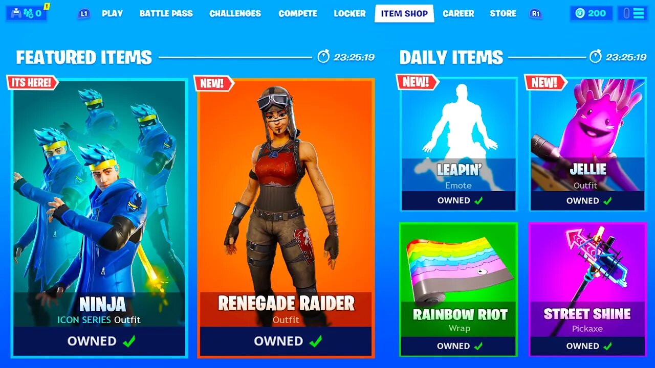 The RENEGADE RAIDER Skin Returns!.. (NEW)