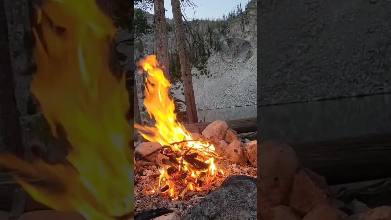 Idaho backcountry campsite 4x4 required. not recommended for trailers