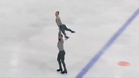 *Scary Fall - Please Beware* - Ashley CAIN / Timothy LEDUC, GOLDEN SPIN ZAGREB PAIRS FS Dec. 7, -9