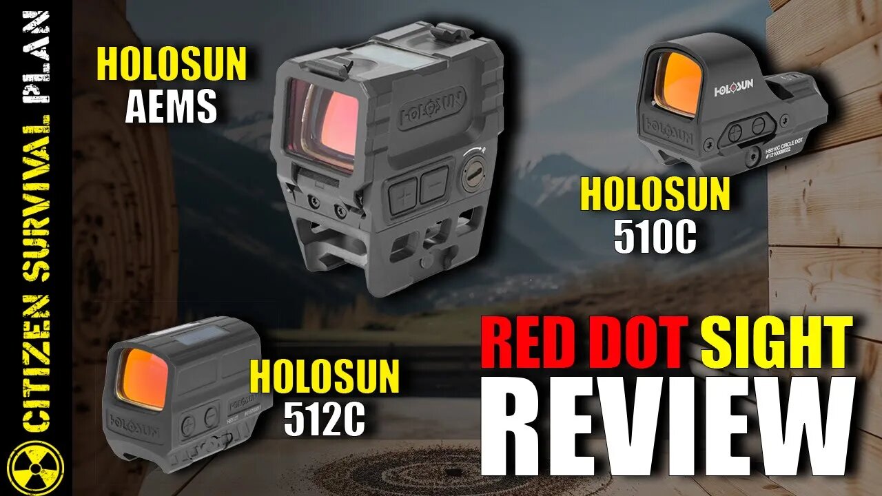 Review of the @holosun AEMS vs the Holosun 510C & 512C Red Dot Sight