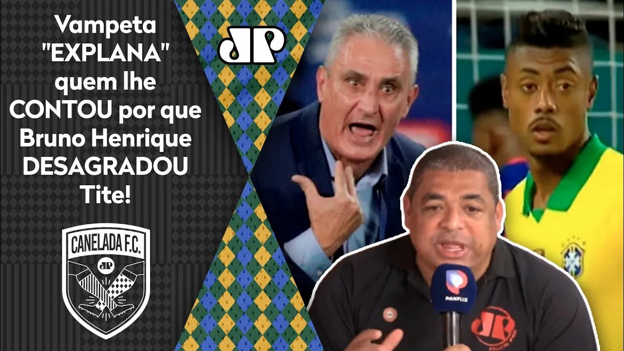 "Sabe quem DE DENTRO da Seleção me FALOU isso do Bruno Henrique?" OLHA o que Vampeta REVELOU!