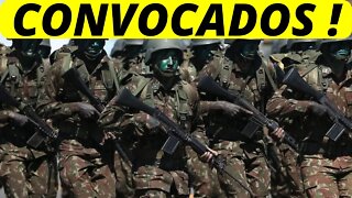 BRASIL EM GUERRA ? Exército Convoca Reservistas em Todo Brasil