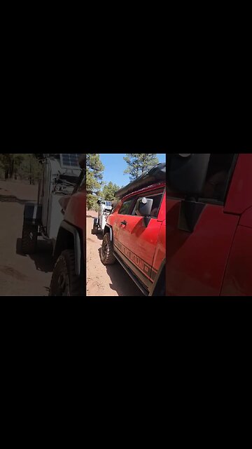 fJ Cruiser and a Hiker Off-road trailer.