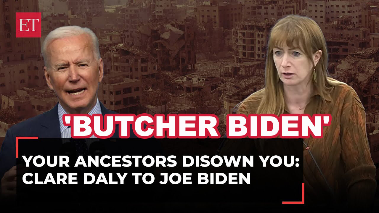 Irish MEP Clare Daly Calls U.S. President 'BUTCHER BIDEN' For Supporting Israel In Gaza War