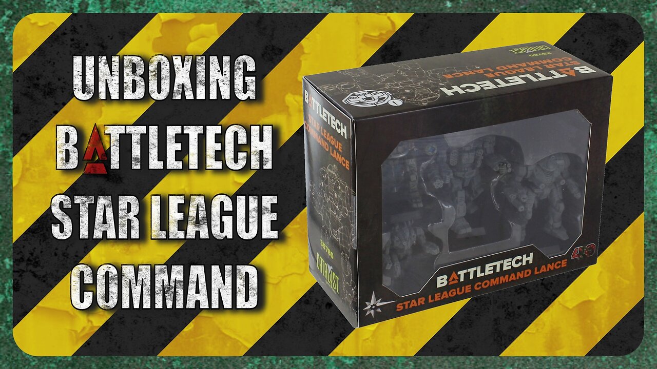 Unboxing Battletech Star League Command Lance : TTM Ep034