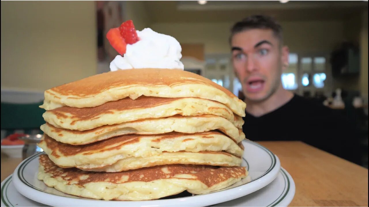 "2 MINUTE RECORD, REALLY?" TEXAS PANCAKE EATING CONTEST | Texas Sized Pancake Challenge