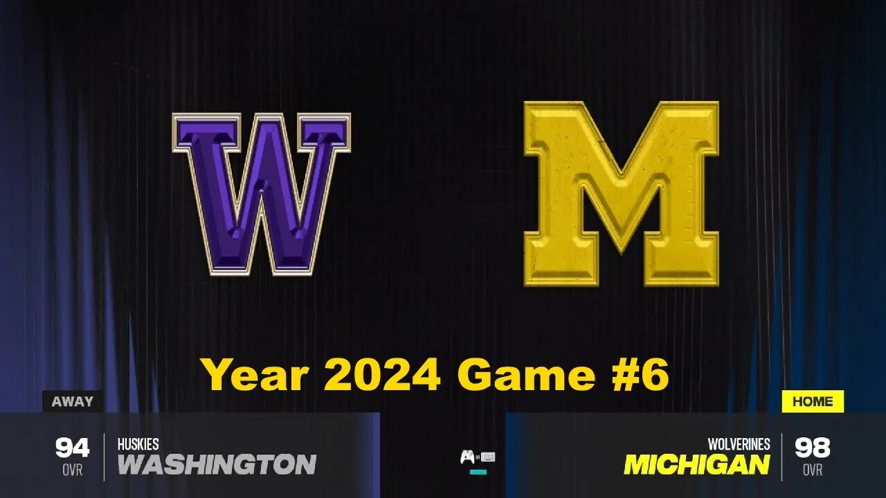 CFB 24 Washington Huskies Vs Michigan Wolverines Year 2024