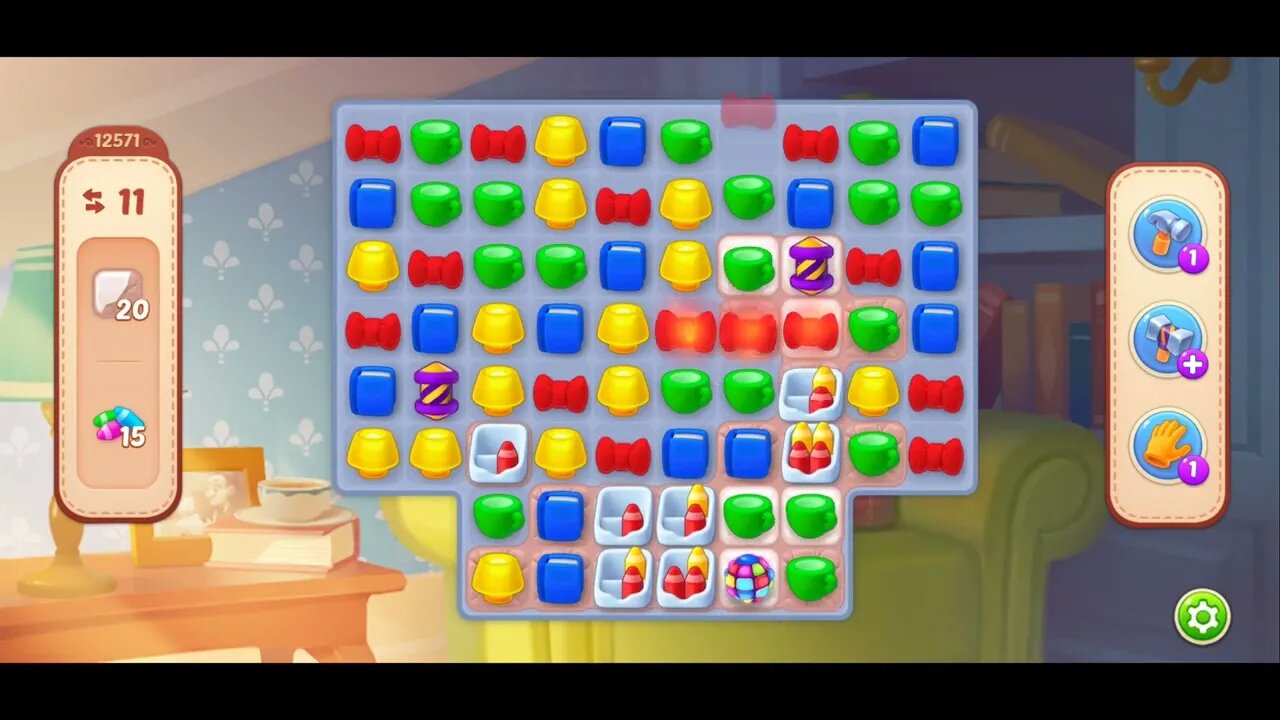 Playrix Homescapes Gameplay Walkthrough Level 12571