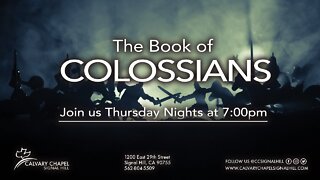 Midweek Bible Study - Colossians 1:1-8 "The Message Of Truth"