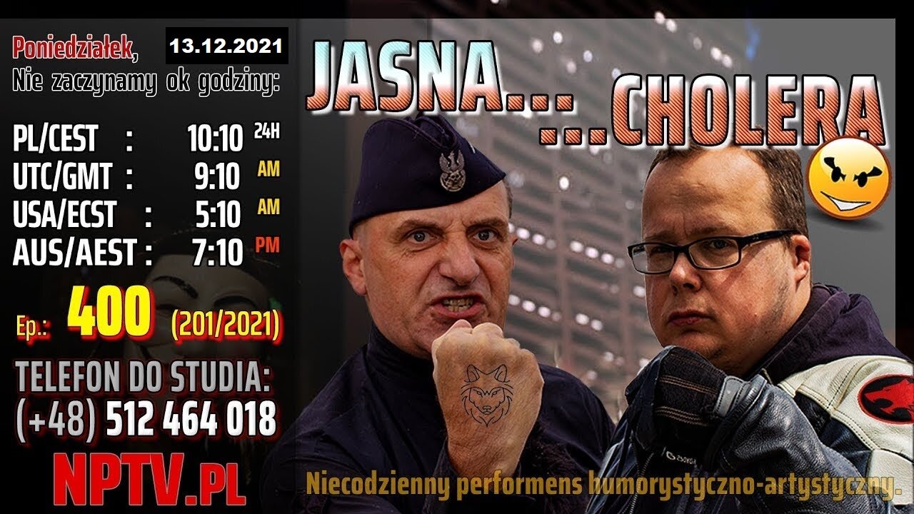 JASNA ...CHOLERA! - Olszański, Osadowski NPTV (13.12.2021)