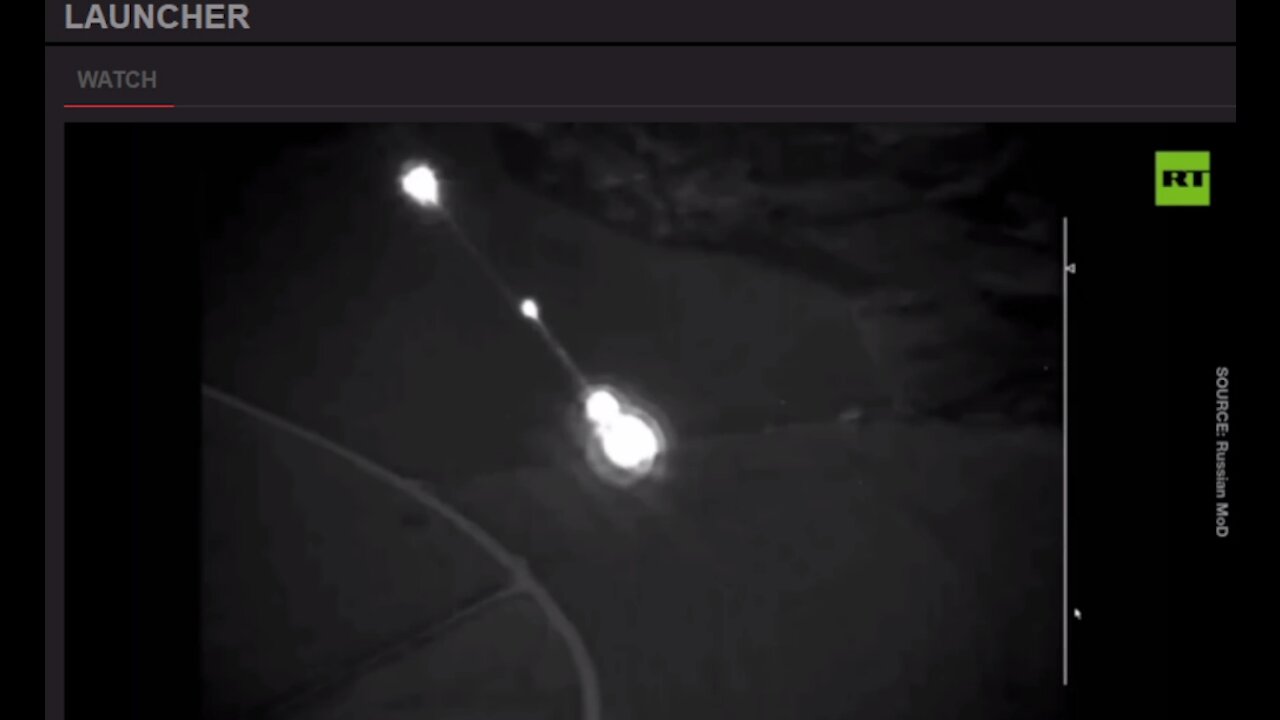 RUSSIAN MOD RELEASE FOOTAGE OF UAV DESTROYING UKRAINE MULTIPLE ROCKET LAUNCHER
