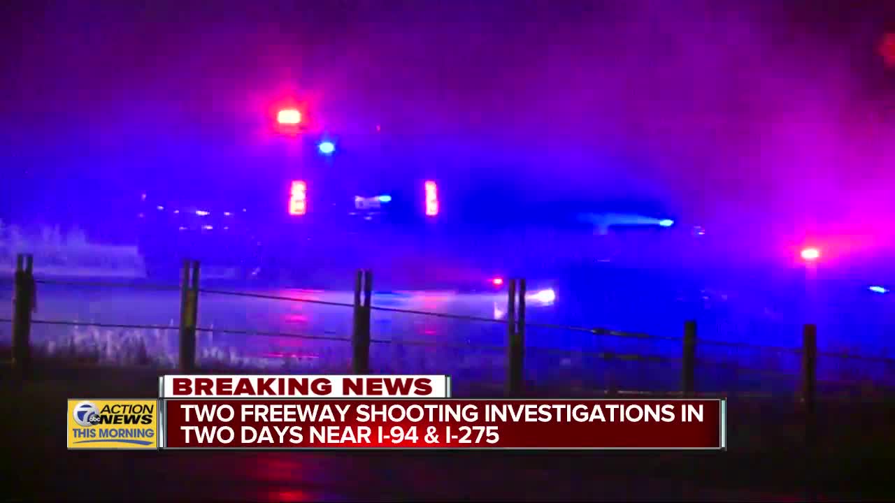 Two freeway shooting investigations in two days near I-94 & I-275