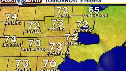 40s for lows tonight