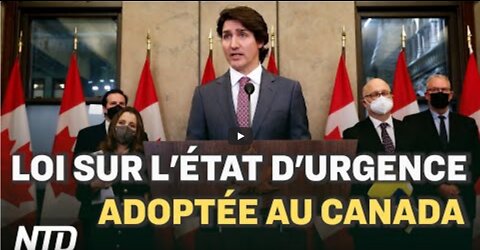 Le Canada adopte la loi sur l’état d’urgence ; Poutine reconnaît des régions séparatistes