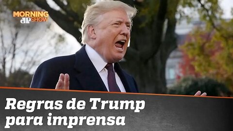 “Regras de Trump para entrevista ferem liberdade de imprensa”, diz Caio Coppolla