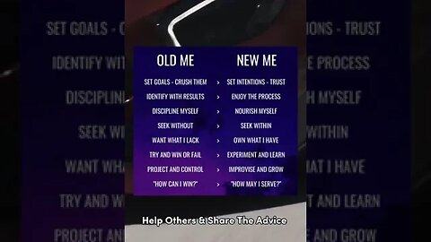 THE OLD ME VS THE NEW ME | SELF IMPROVEMENT MOTIVATION #shorts