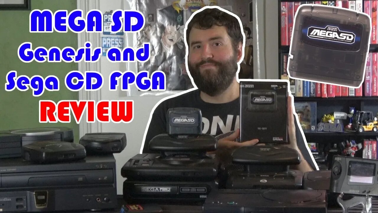 Mega SD Review - Genesis, SMS, 32X, & Sega CD Flash Cart! - Adam Koralik