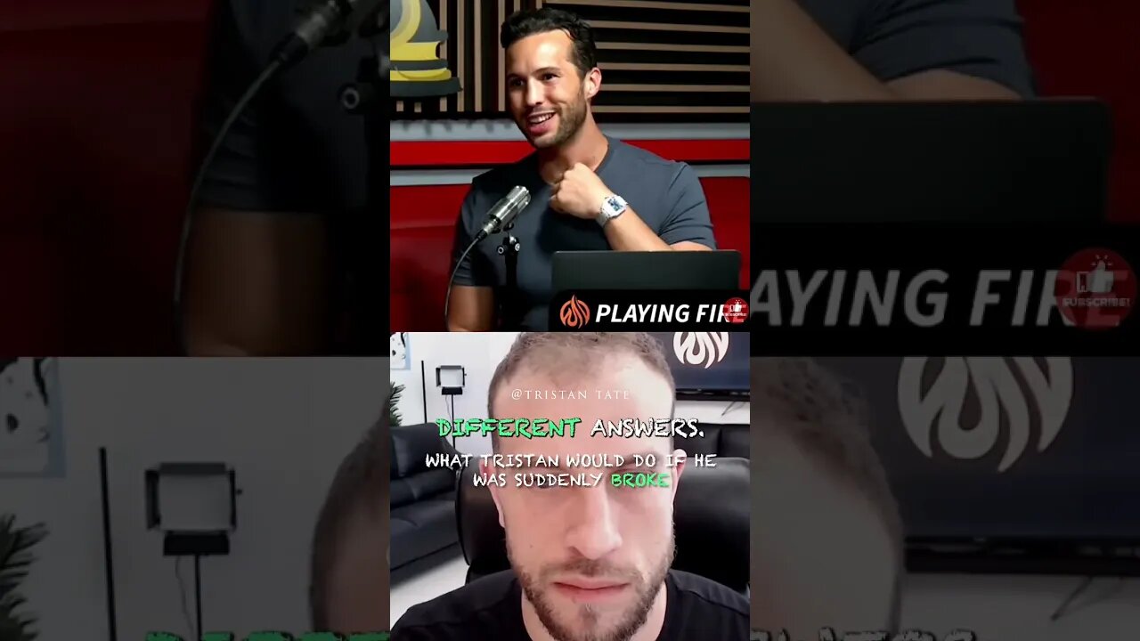 What Tristan Tate Would Do If He Was Suddenly Broke #Shorts