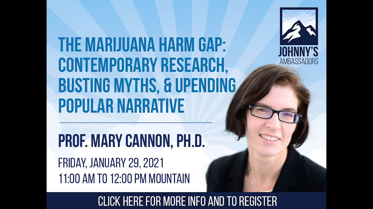 The Marijuana Harm Gap: Busting Myths and Upending Popular Narrative with Contemporary Research