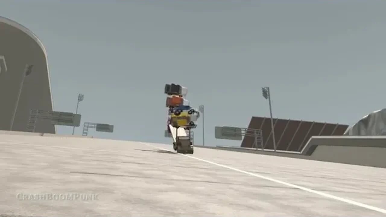 Epic High Speed Car Jumps #195 – BeamNG Drive CrashBoomPunk 3