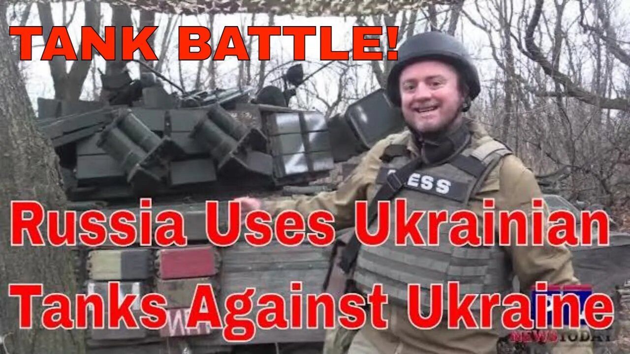 (Frontline Tank Battle) Russian Forces Use Captured Ukrainian Tanks Against Ukraine.