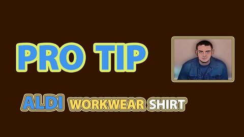 Pro Tip, Aldi Mens Workwear Shirt