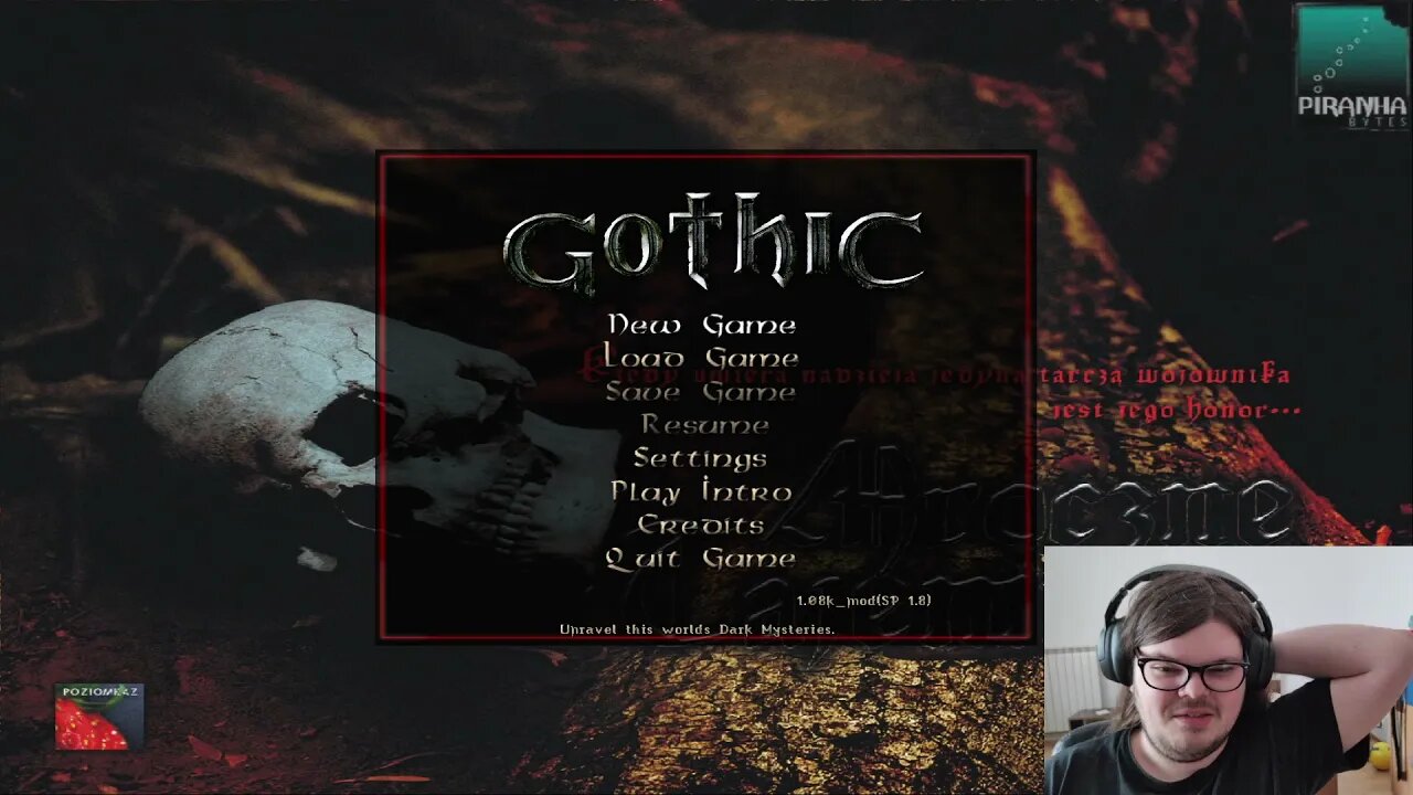 Gothic 1 - Dark Mysteries 2.02 , Starting this meme mod, going for a 2h build part 1