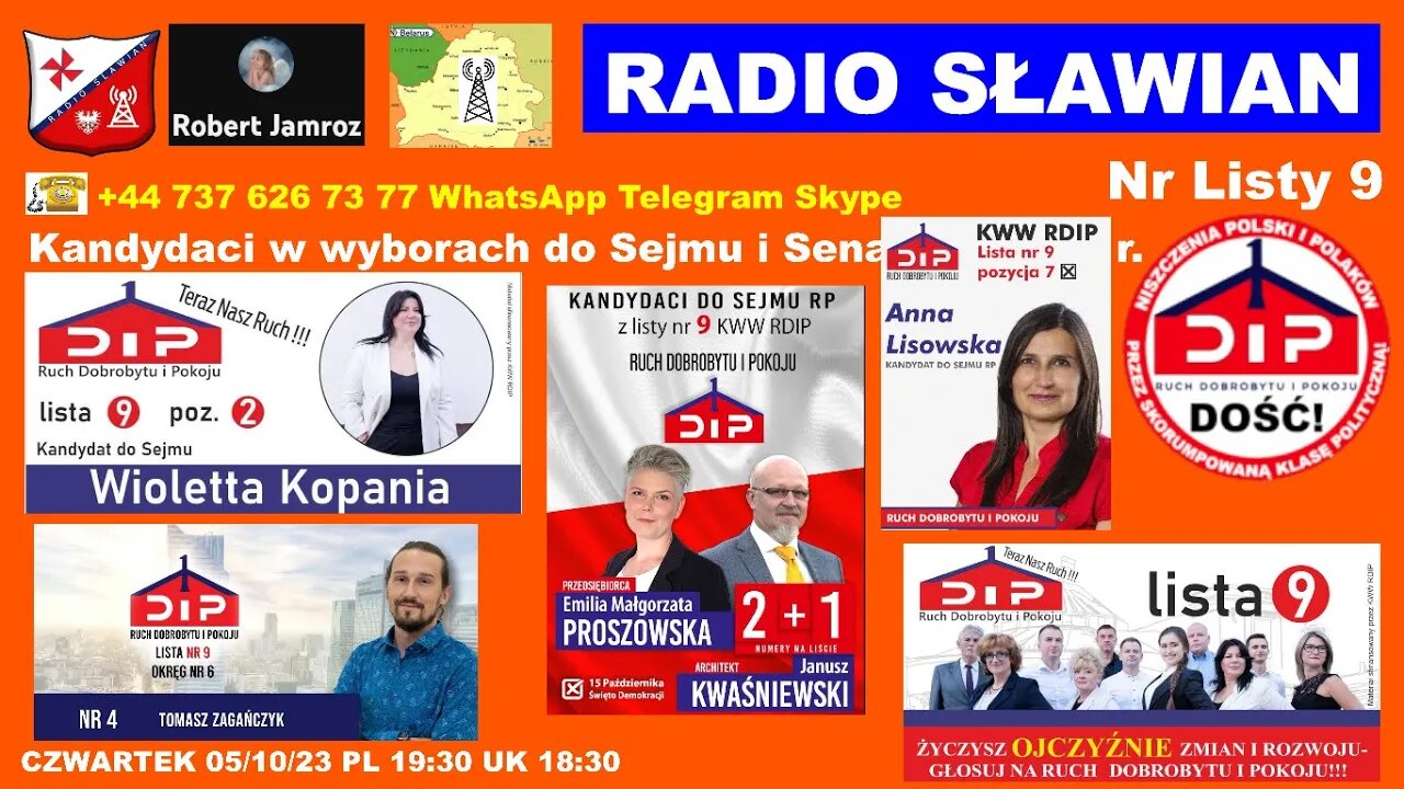 Kandydaci w wyborach do Sejmu i Senatu w 2023r. RUCHUDOBROBYTU I POKOJU