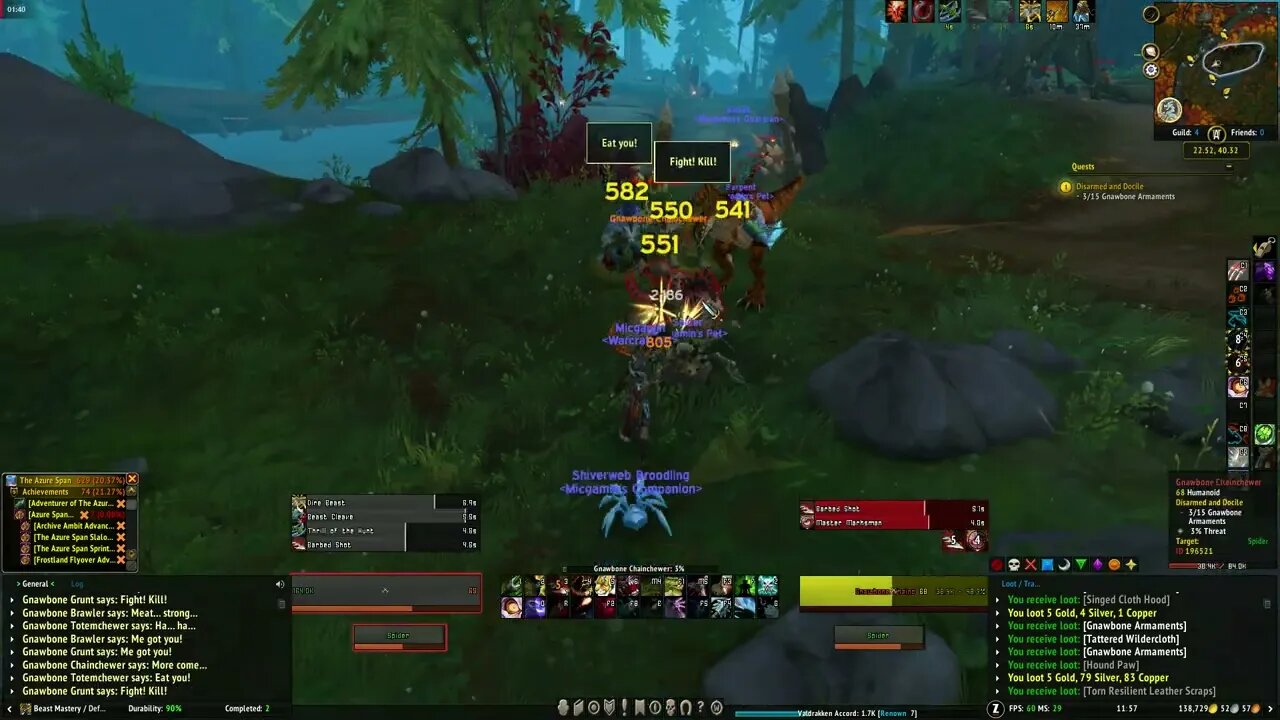 World of Warcraft Dragonflight Disarmed and Docile