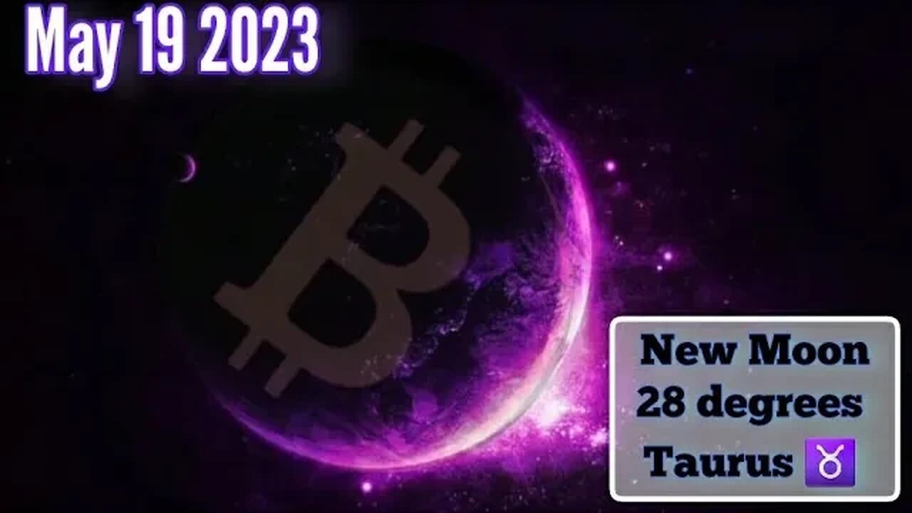 Crypto Market Forecast🔮NEW MOON🌙 5/29/23 #cryptomarkettoday