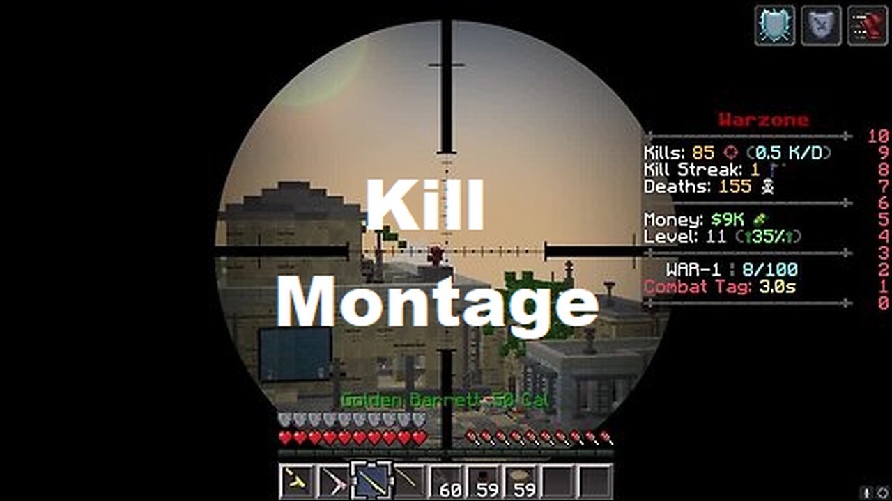 Minecraft warzone kill montage