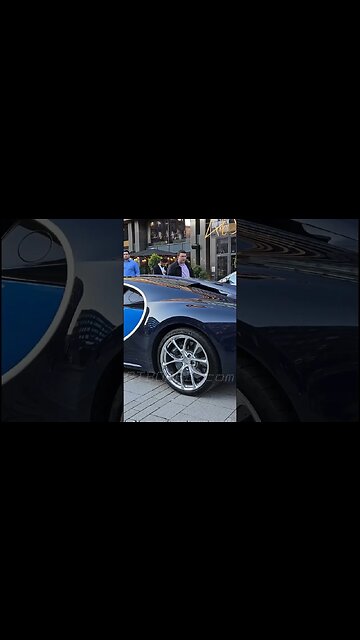 😱1500 HP STARTUP Bugatti Chiron W16 quad turbo in Stockholm, Sweden #bugatti #chiron #w16 #stockholm