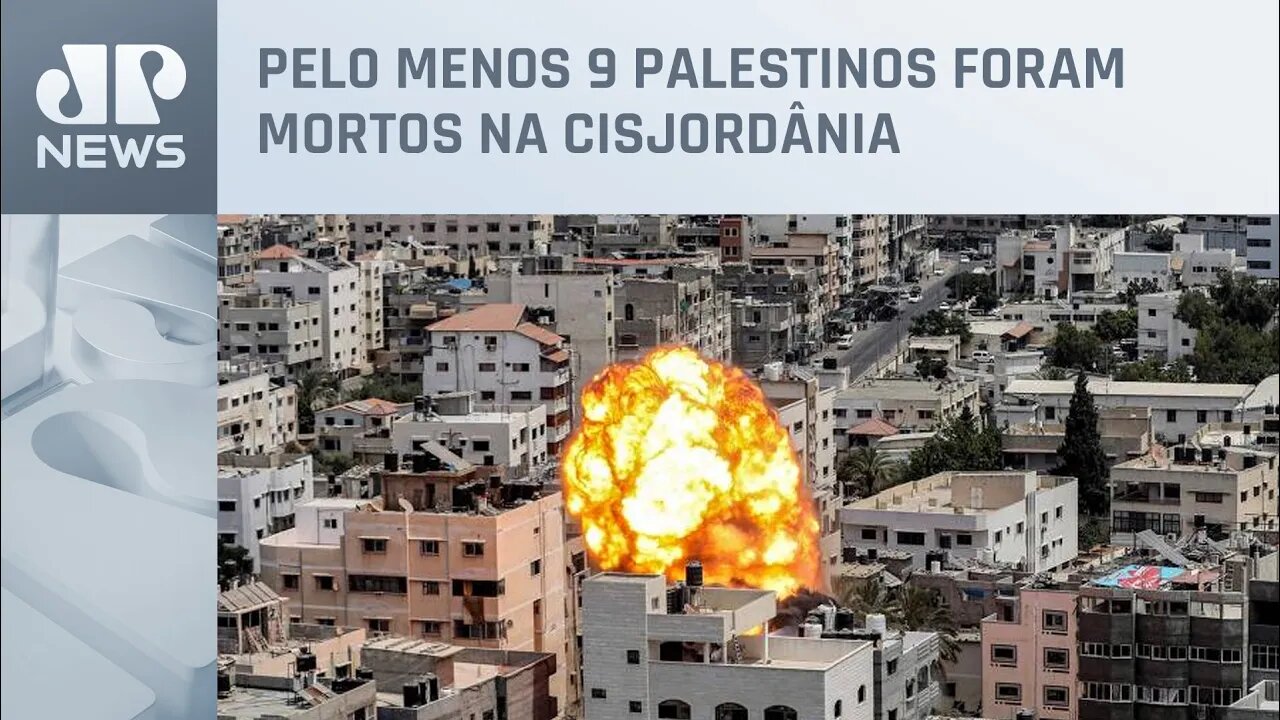 Faixa de Gaza é alvo de ataques de Israel e Palestina